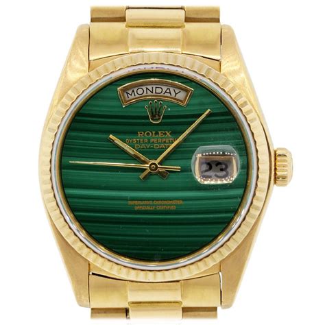 Rolex President Malachite Dial 